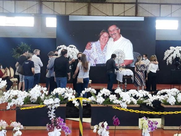 Familiares, amigos e lideranças de todo o Brasil prestam homenagens para o presidente da Cooperativa Central Aurora Alimentos e engenheiro agrônomo Mário Lanznaster