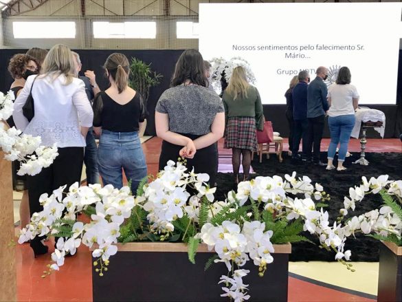 Familiares, amigos e lideranças de todo o Brasil prestam homenagens para o presidente da Cooperativa Central Aurora Alimentos e engenheiro agrônomo Mário Lanznaster