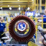 Exportações de motores e geradores elétricos somaram US$ 58,7 milhões, 15,3% acima do registrado em setembro de 2025. Foto: Divulgação/WEG