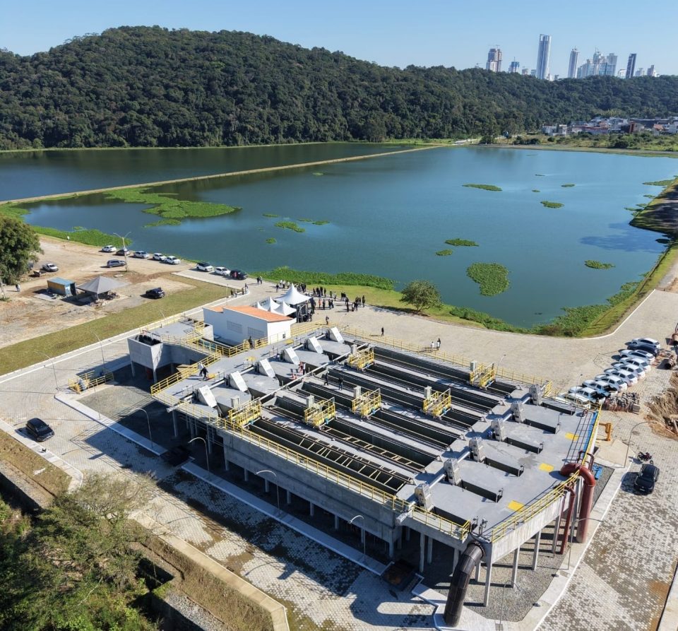 Obra da nova estação de tratamento de esgoto preliminar teve investimento de R$ 41 milhões e aumentou a capacidade de tratamento, melhorando a eficiência do tratamento de toda estação